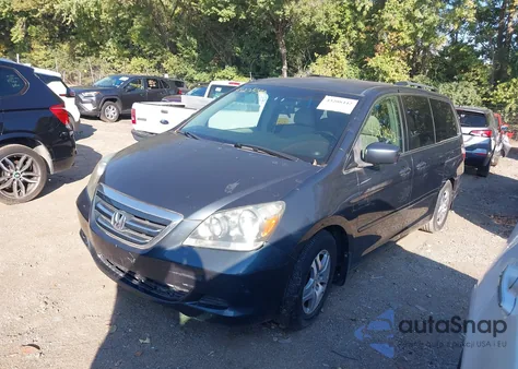 2005 Honda Odyssey Ex z USA, uszkodzony, nr VIN 5FNRL38425B103825